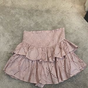 From Vici: Miou Muse pink mini skirt, never worn, size small